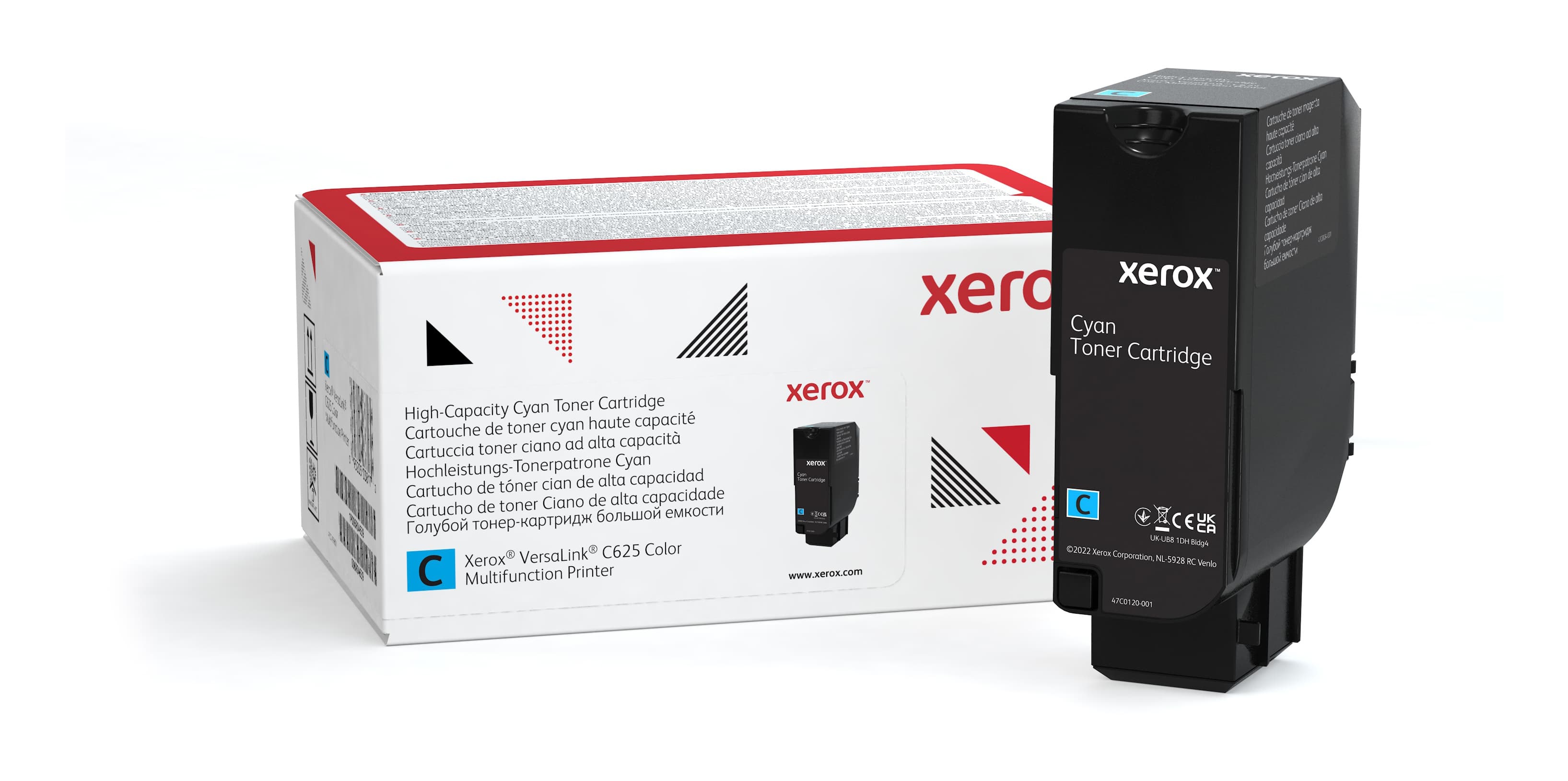 Genuine Xerox Cyan High Capacity Toner Cartridge for the Versalink C625 (use & R