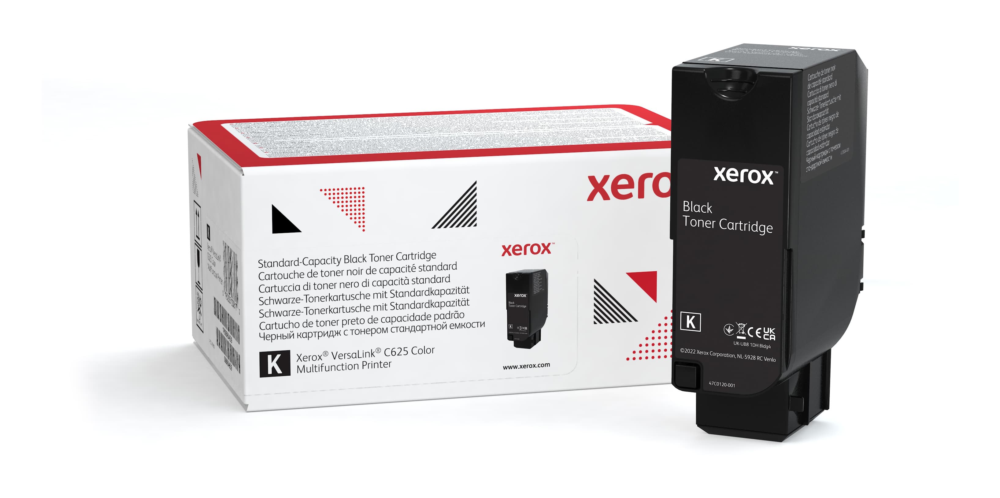 Genuine Xerox Black Standard Capacity Toner Cartridge for the Versalink C625 (US