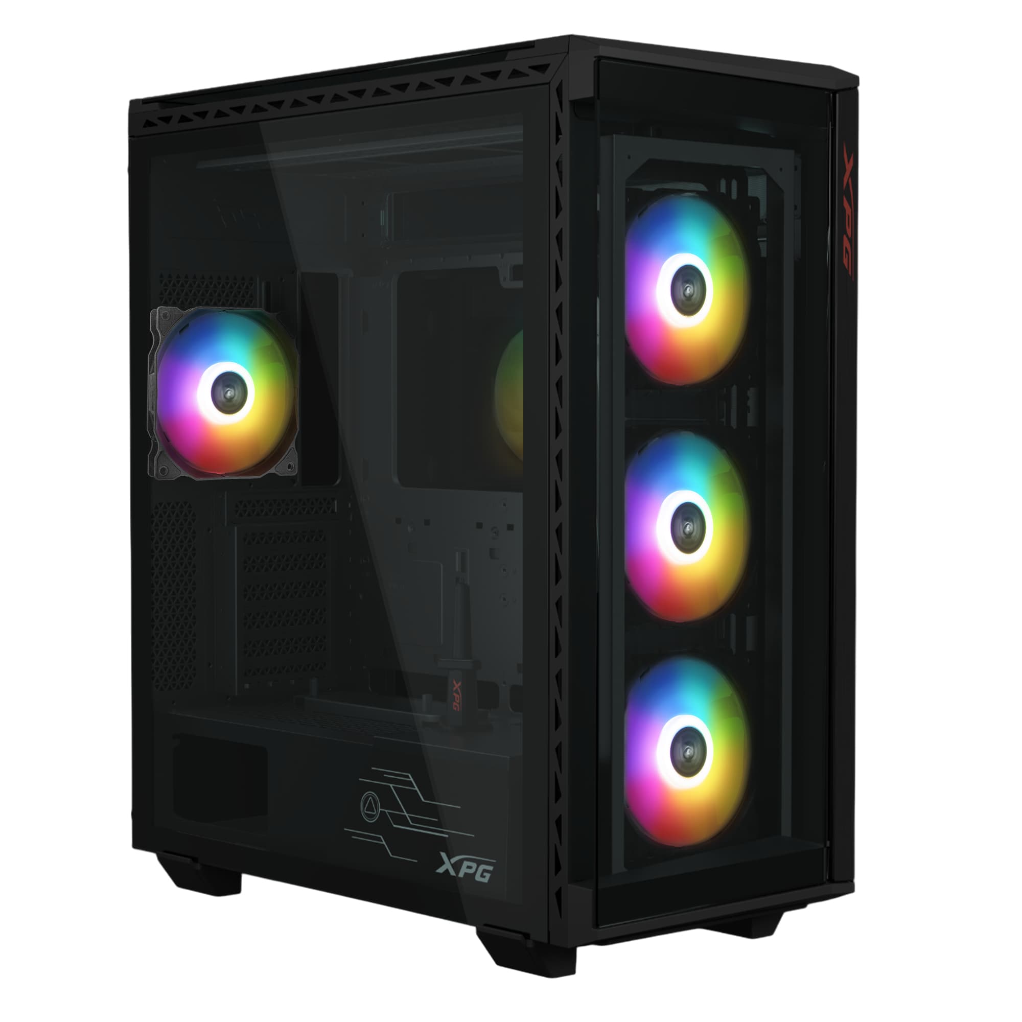 XPG BATTLECRUISER II SUPER MID-TOWER CHASSIS - MINI ITX,MICRO ATX,ATX,E-ATX,CEB,