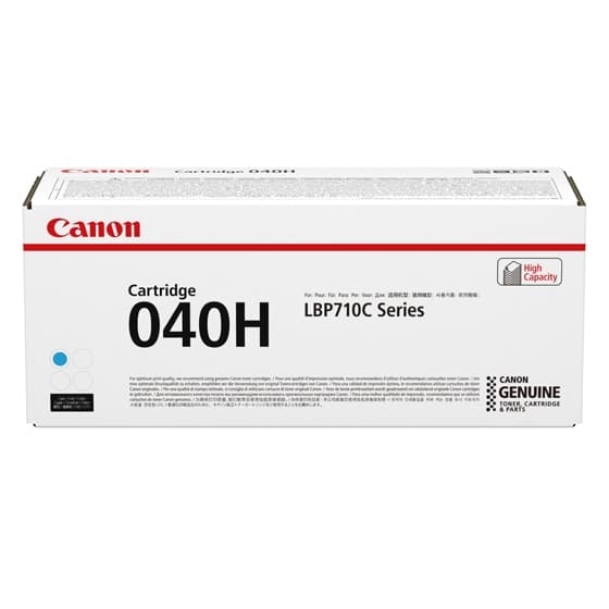040 Cyan Toner Cartridge, High Capacity - for Use with LBP712CDN - Black: Yields