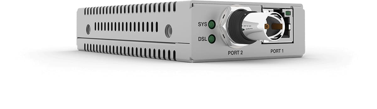 10/100/1000T TO BNC (VDSL2) MINI MEDIA & RATE CONVERTER