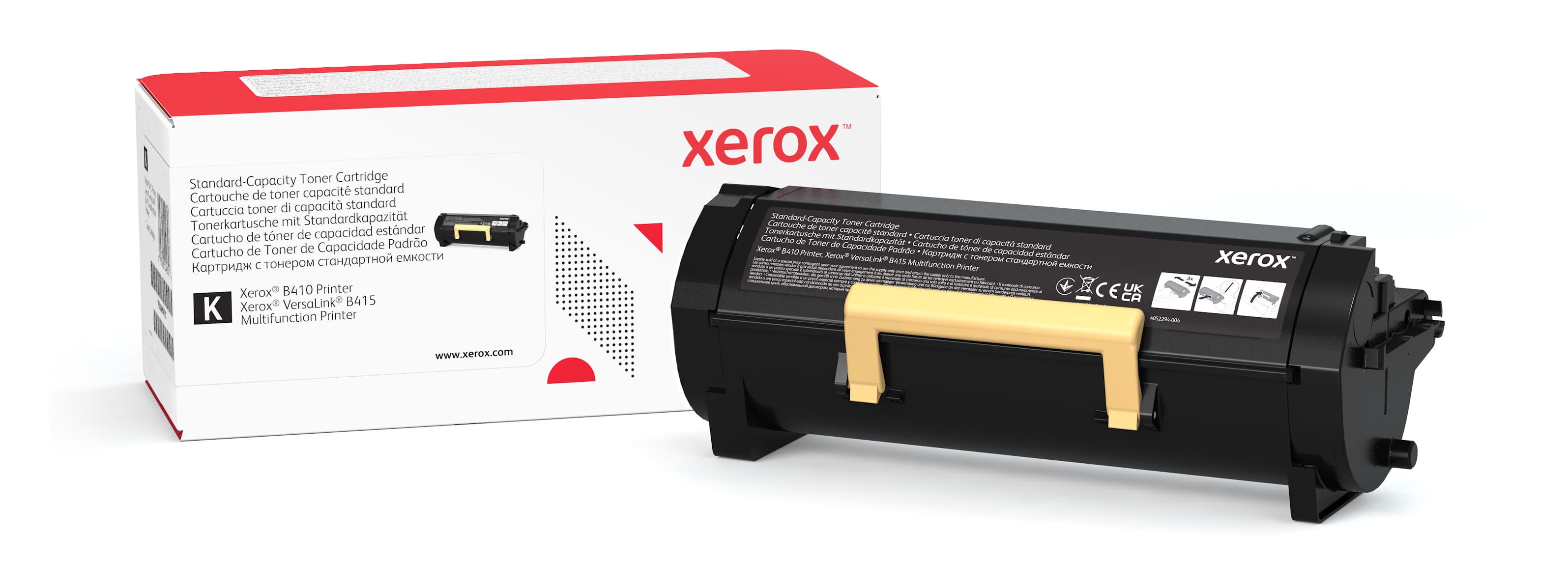 Genuine Xerox Black Standard Capacity Toner Cartridge for Xerox B410 (use & Retu