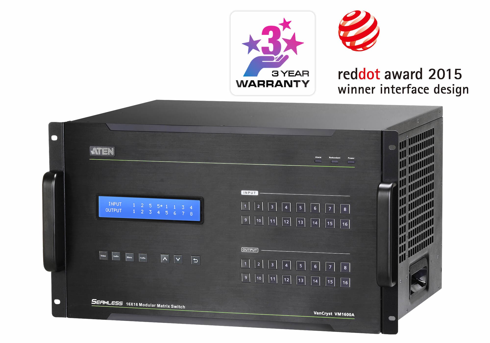 16X16 MODULAR DIGITAL MATRIX CHASSIS