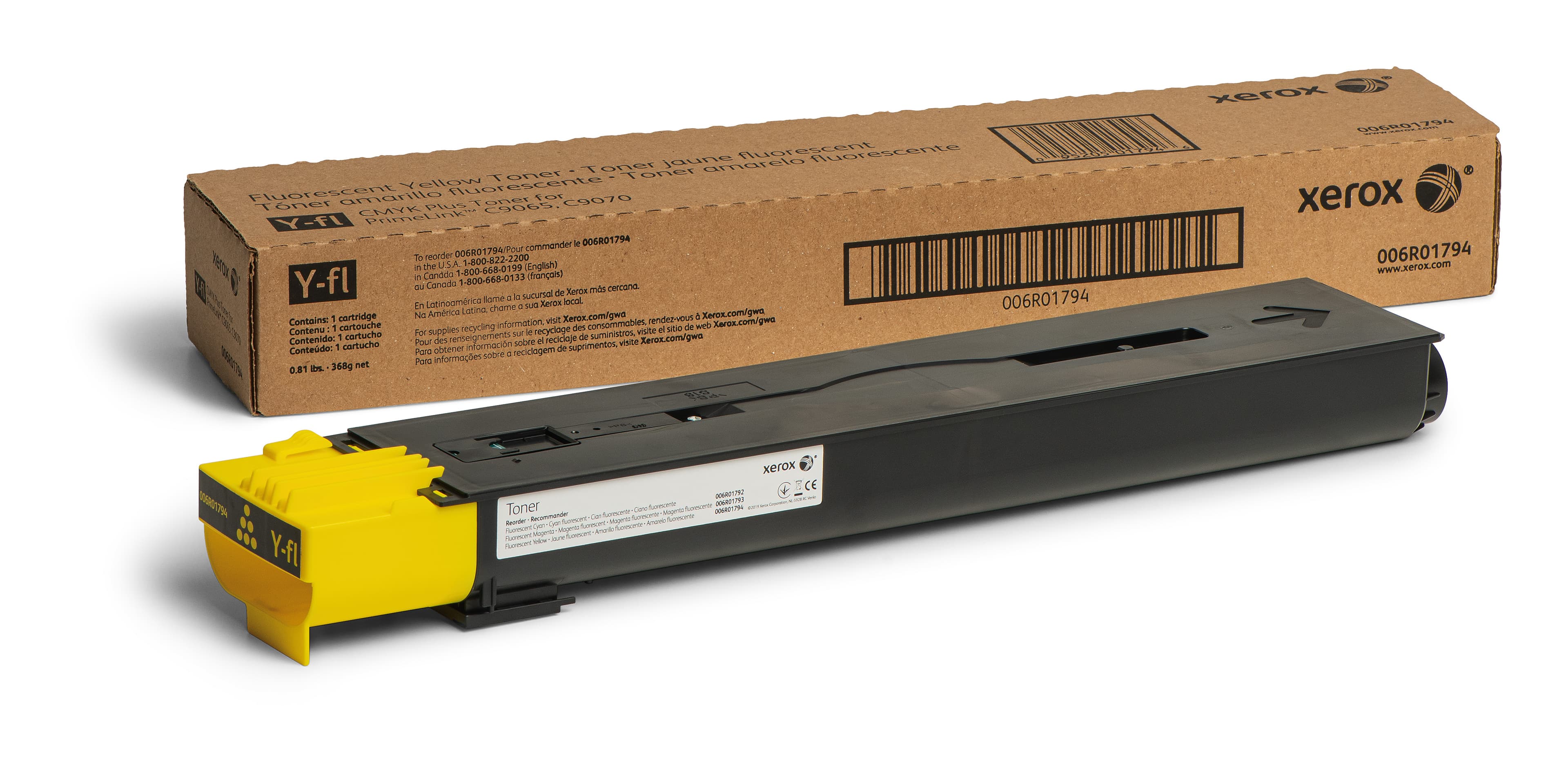 Primelink XC9065/XC9070 Fluorescent Yellow Toner Cartridge