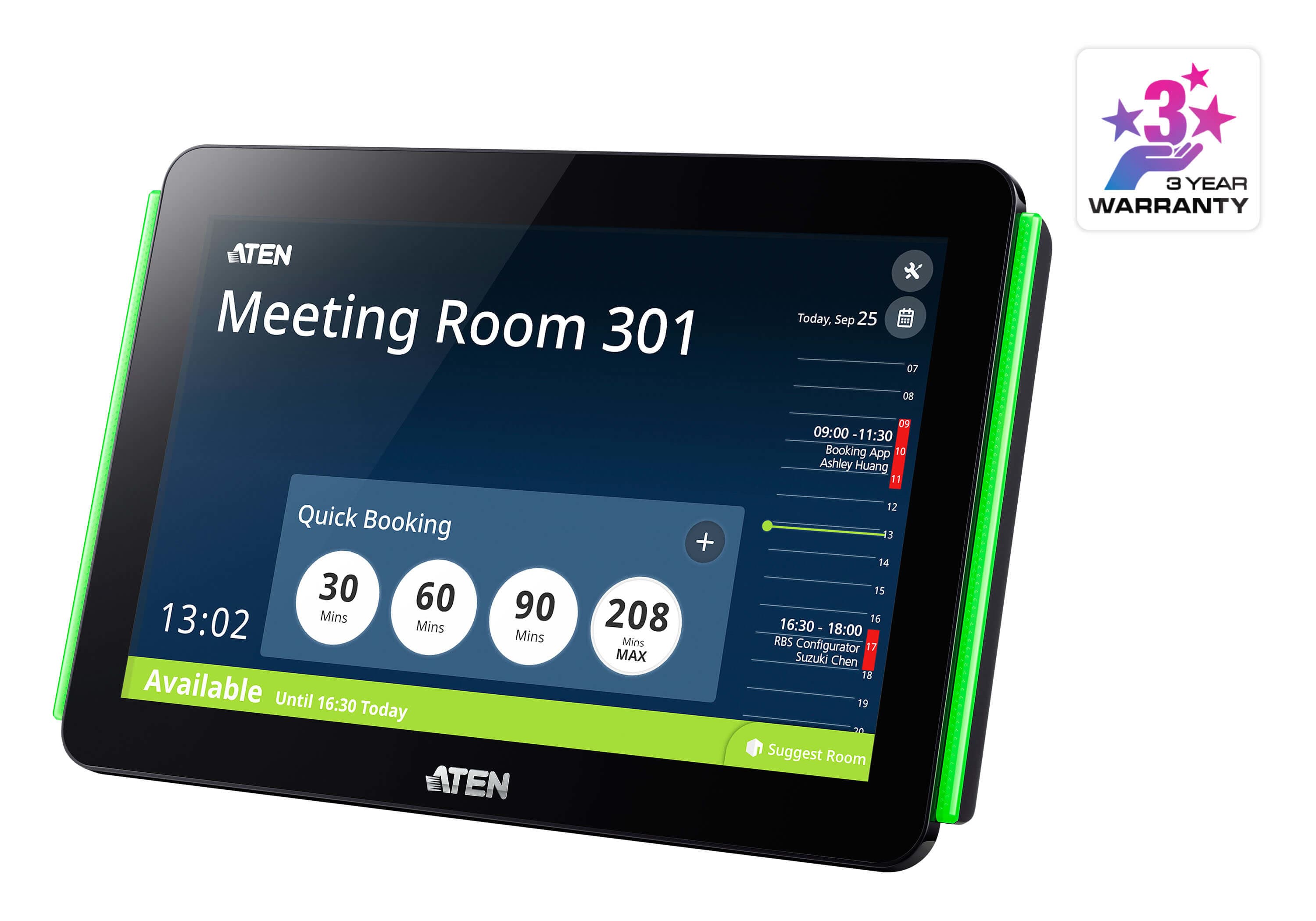 10.1 TOUCH PANEL ROOM BOOKING SYSTEM