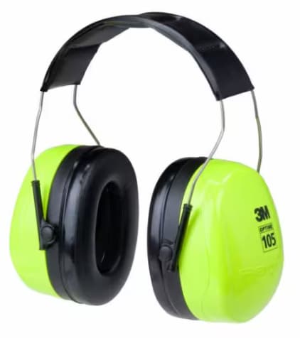 3M PELTOR OPTIME 105 EARMUFFS H10A HV, OVER-THE-HEAD, 10 EA/CASE
