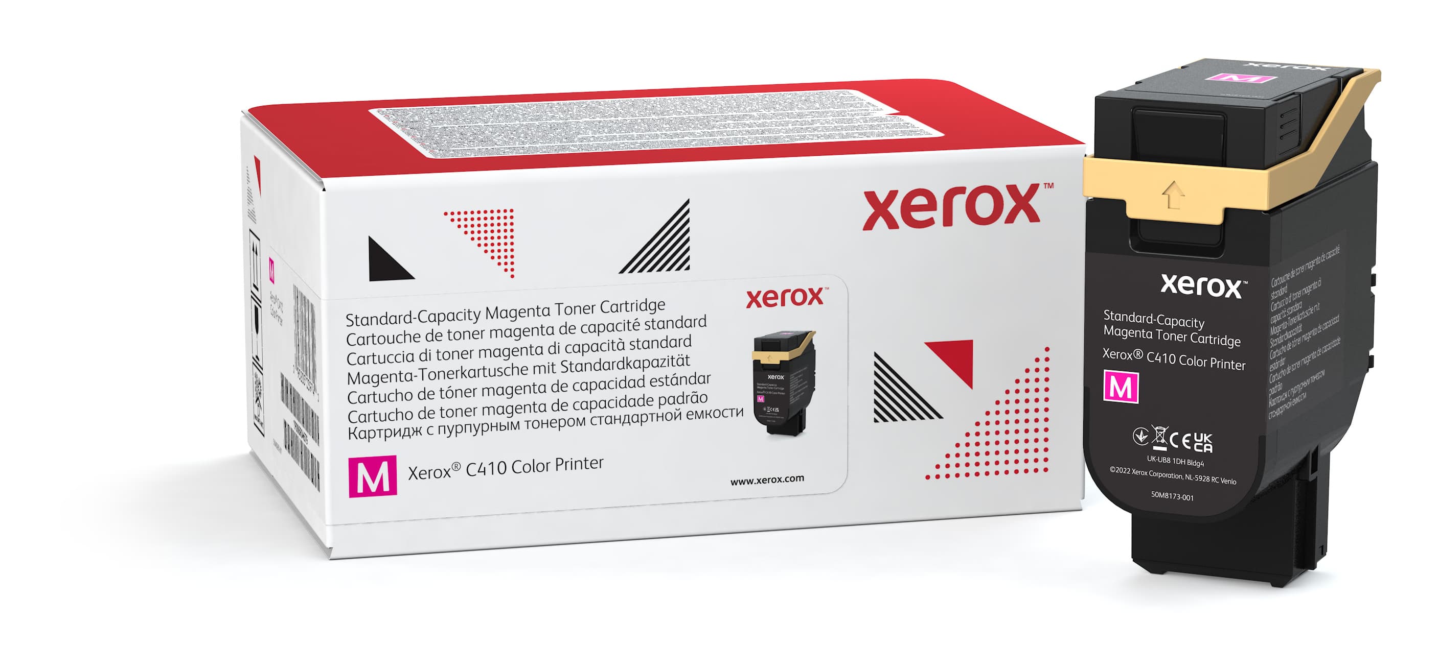 Genuine Xerox Magenta Standard Capacity Toner Cartridge for the Xerox C410 (use