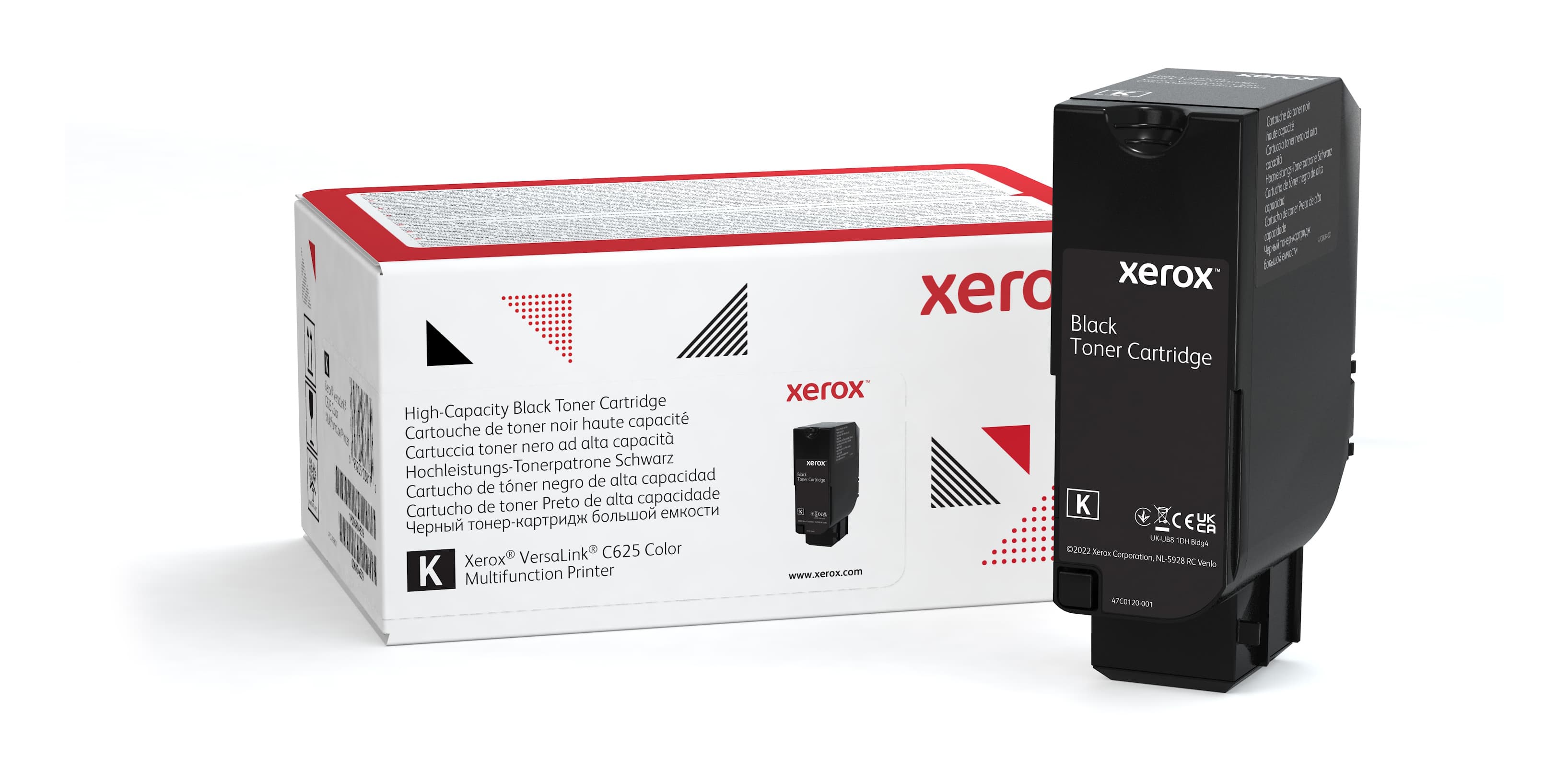Genuine Xerox Black High Capacity Toner Cartridge for the Versalink C625 (use &
