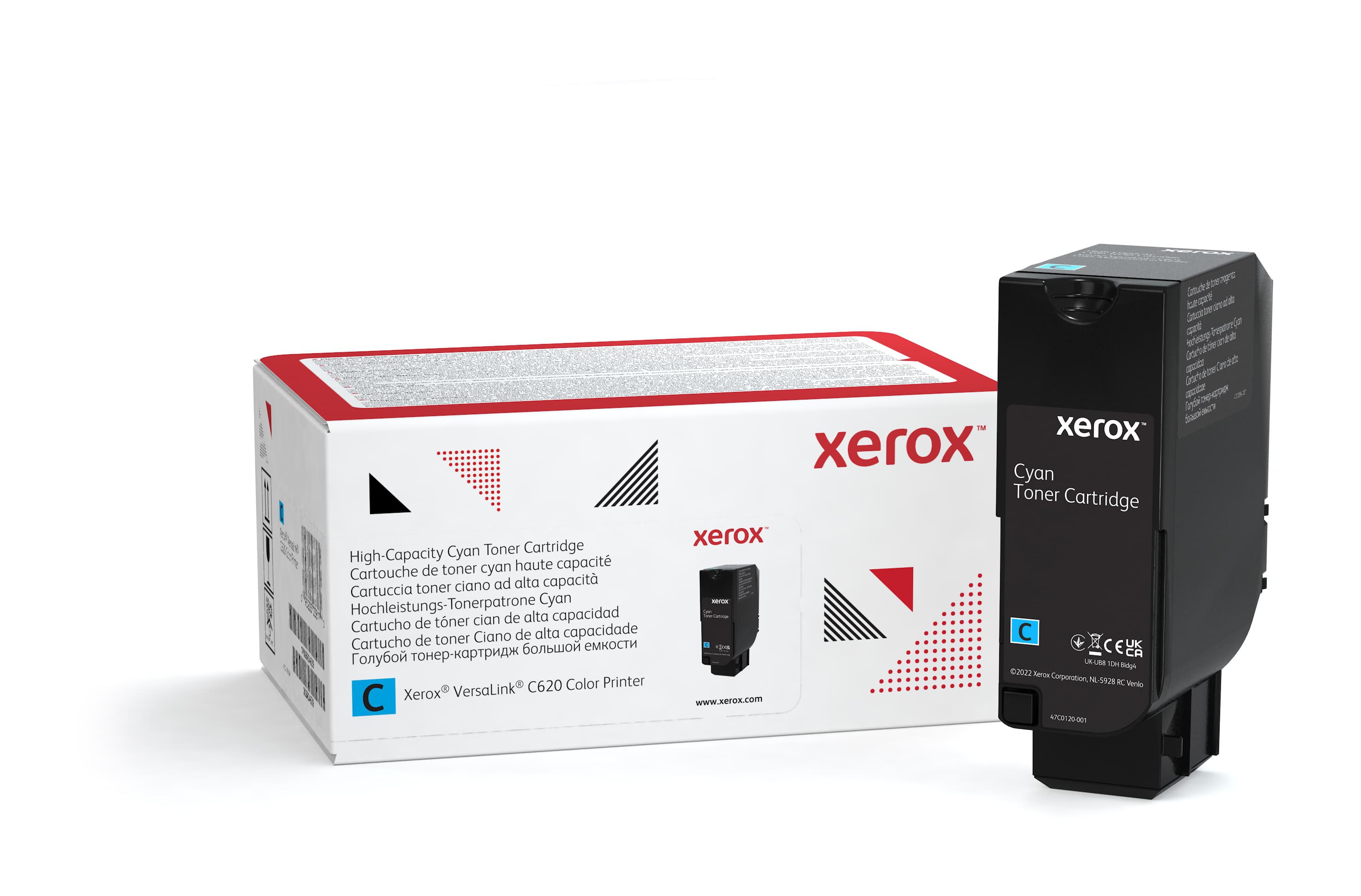 Genuine Xerox Cyan High Capacity Toner Cartridge for the Versalink C620 (use & R