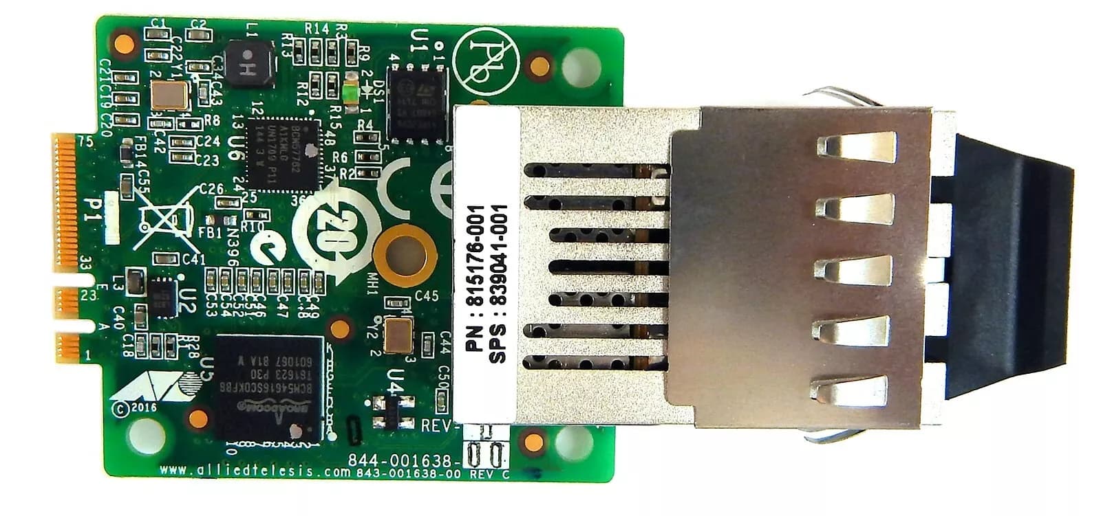 1000MB, M2, MULTI-MODE FIBER NETWORK INTERFACE CARD WITH SC FIBER CONNECTOR