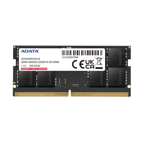 ADATA DDR5 4800 32G Sodimm Bulk, AD5S480032G-B